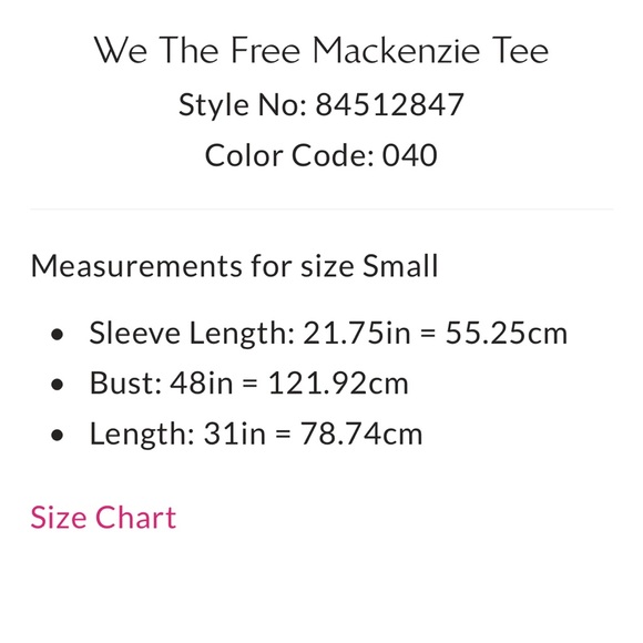FREE PEOPLE➕WE THE FREE NWT Mackenzie Tee - Picture 9 of 9